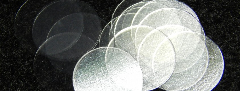 10 mm diameter AAO wafers