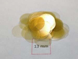 AAO wafers 10 mm x 0.05 mm, pore diameter 40 nm