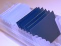 25 mm x 25 mm AAO nanotemplates with ALD coatings