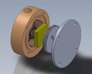 electrodeposition holder for samples with front contact