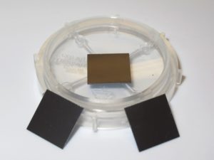 Array of Si nanowires of different length on 10 mm x 10 mm Si substrate