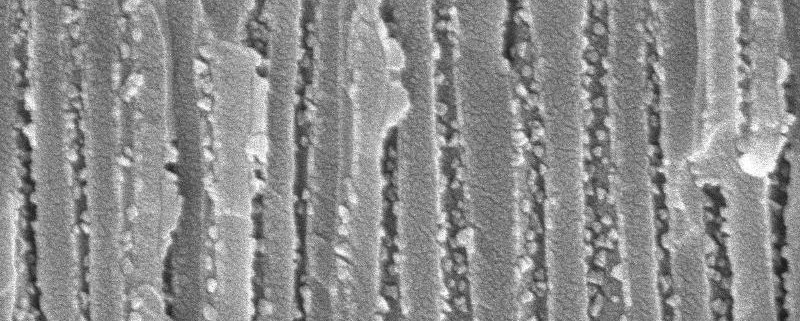 ZnO ALD inside 100 nm pores of AAO